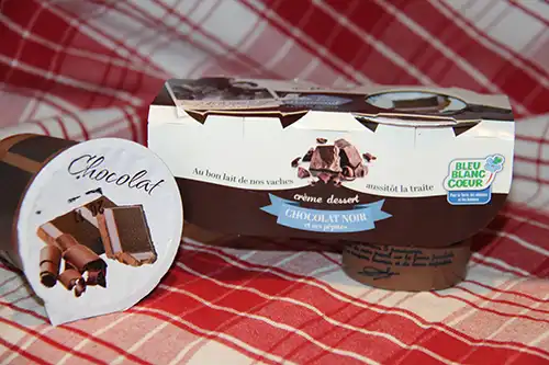 Crème dessert chocolat amer