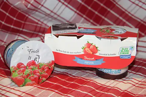 Yaourt à la fraise