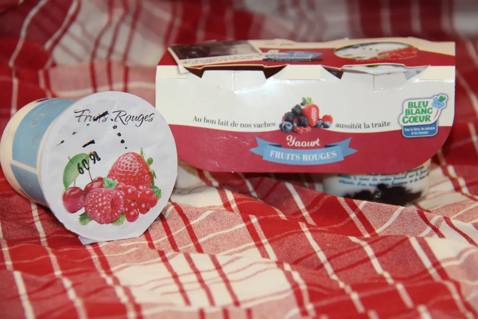 yaourt fruit rouge